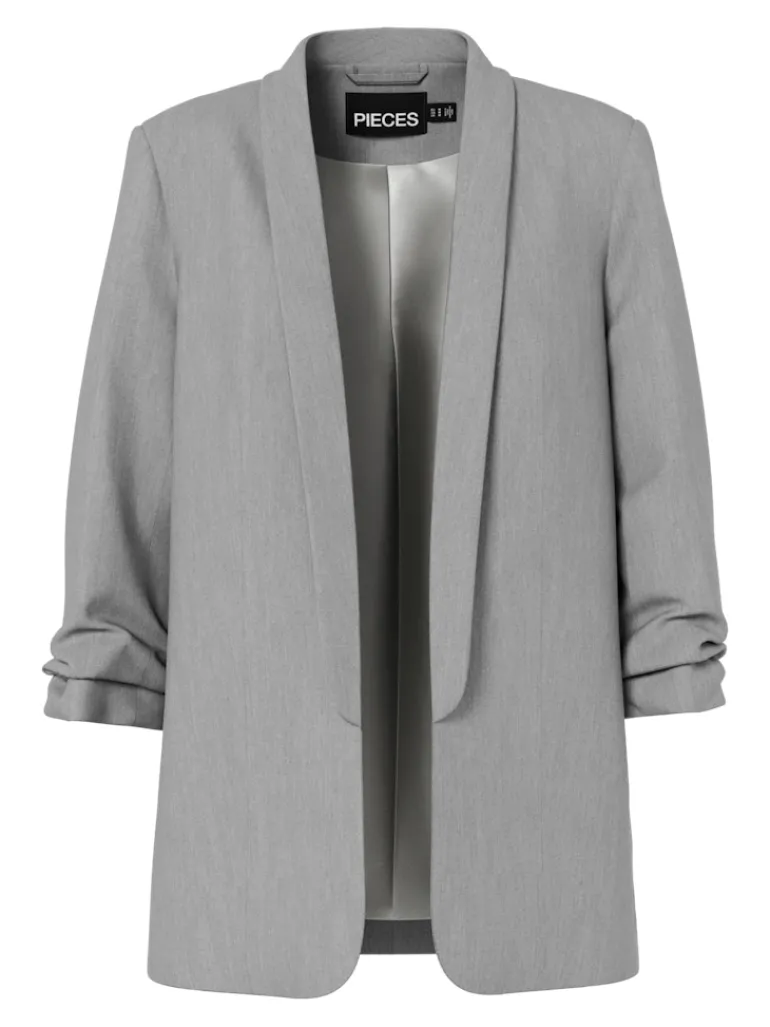 PCBOSELLA 3/4 BLAZER NOOS BC light grey melange