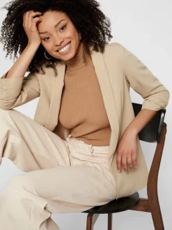 PCBOSELLA 3/4 BLAZER NOOS BC white pepper