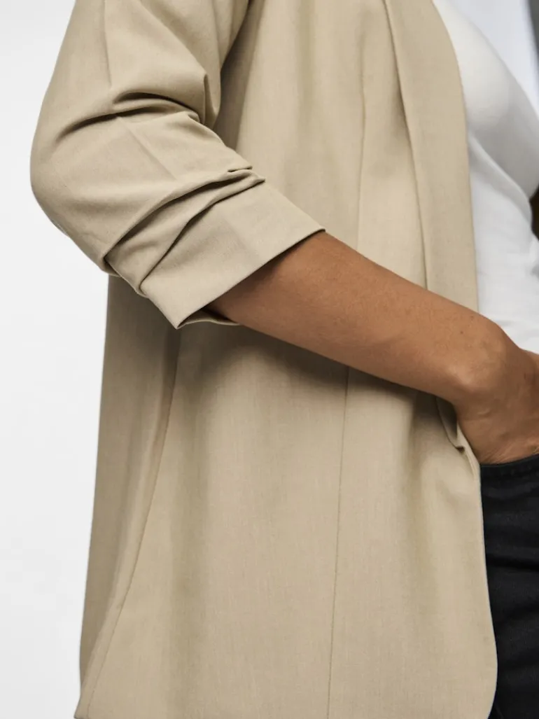 PCBOSELLA 3/4 BLAZER NOOS BC white pepper