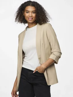 PCBOSELLA 3/4 BLAZER NOOS BC white pepper