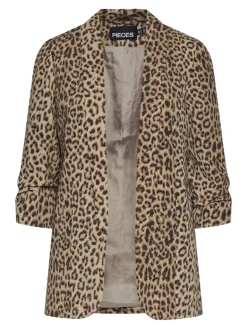 PCBOSELLA 3/4 PRINTED BLAZER NOOS BC natural