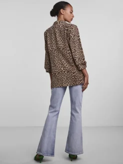 PCBOSELLA 3/4 PRINTED BLAZER NOOS BC natural