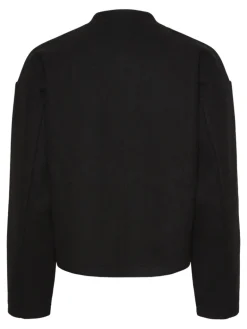 PCJOLENE LS BOMBER NOOS black