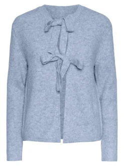 PCSILLY LS REV TIE KNIT NOOS BC cashmere blue