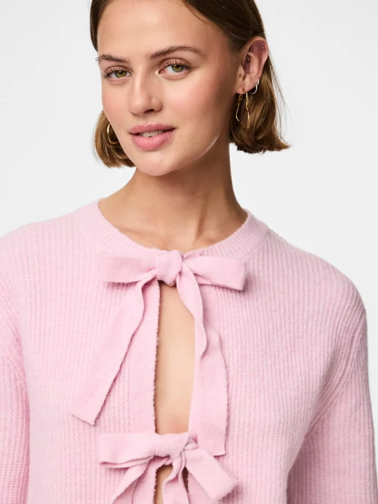 PCSILLY LS REV TIE KNIT NOOS BC roseate spoonbill