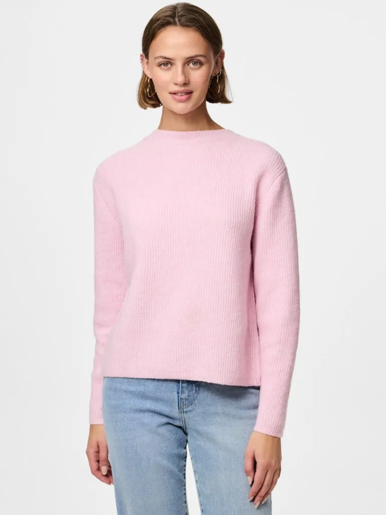 PCSILLY LS REV TIE KNIT NOOS BC roseate spoonbill