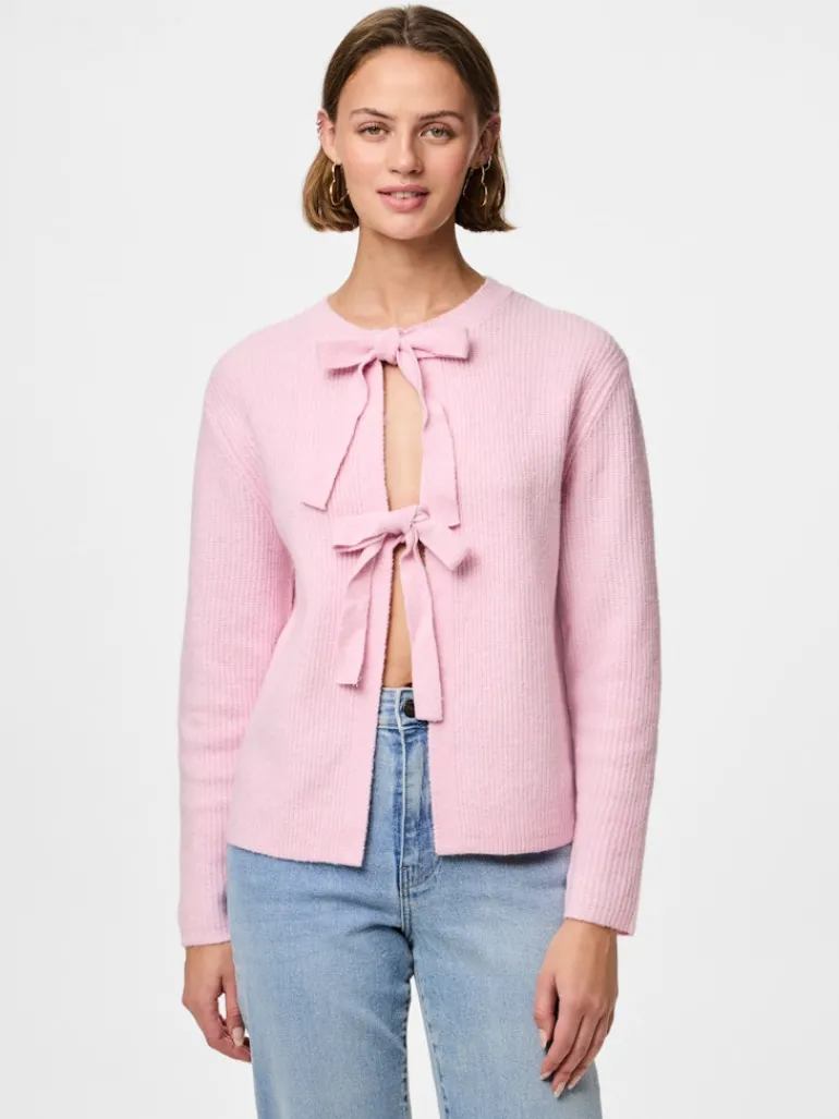 PCSILLY LS REV TIE KNIT NOOS BC roseate spoonbill
