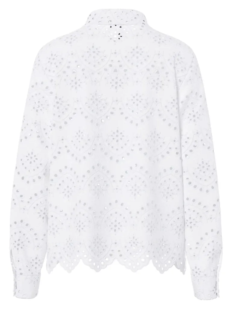 PCVILDE LS SHIRT WVN NOOS bright white