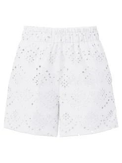 PCVILDE MW SHORTS WVN NOOS bright white