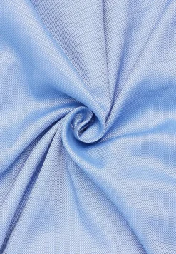 Performance Shirt Natté-Stretch Langarm mittelblau