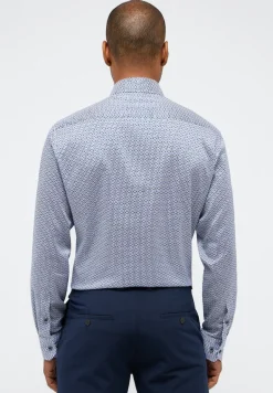 Performance Shirt Stretch Langarm blau