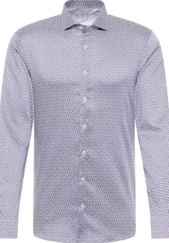 Performance Shirt Twill Langarm dunkelblau