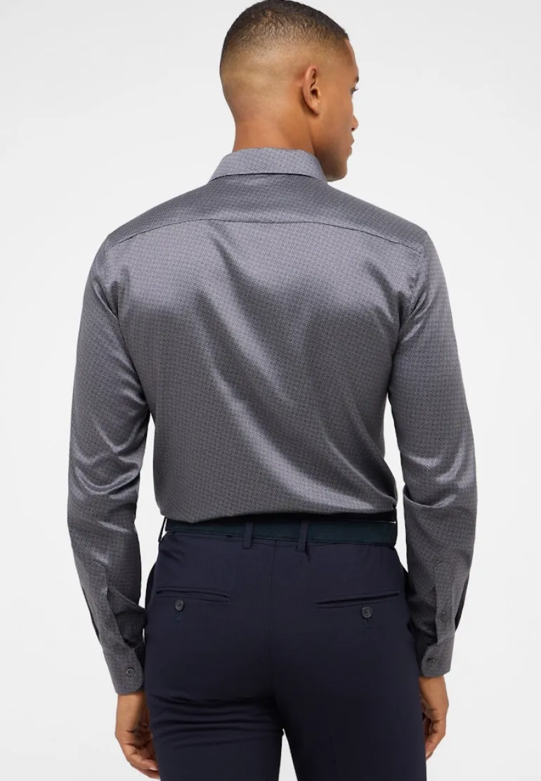 Performance Shirt Twill Langarm grau