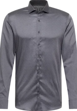 Performance Shirt Twill Langarm grau