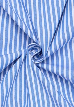 Performance Shirt Twill Langarm mittelblau