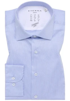 Performance Shirt Twill-Stretch Langarm hellblau