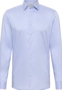 Performance Shirt Twill-Stretch Langarm hellblau