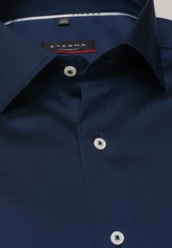 Performance Shirt Twill-Stretch Langarm blau2