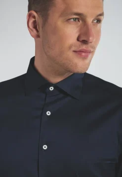 Performance Shirt Twill-Stretch Langarm navy