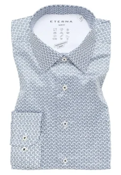 Performance Shirt Twill-Stretch Langarm grün