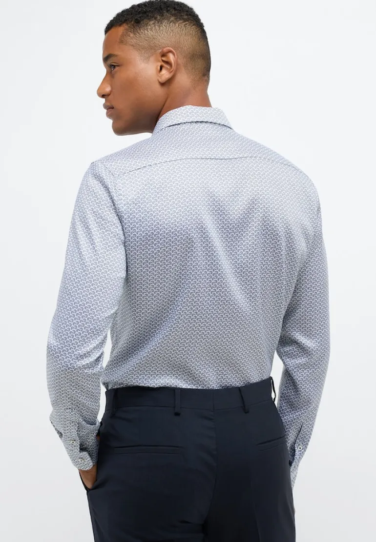 Performance Shirt Twill-Stretch Langarm grün