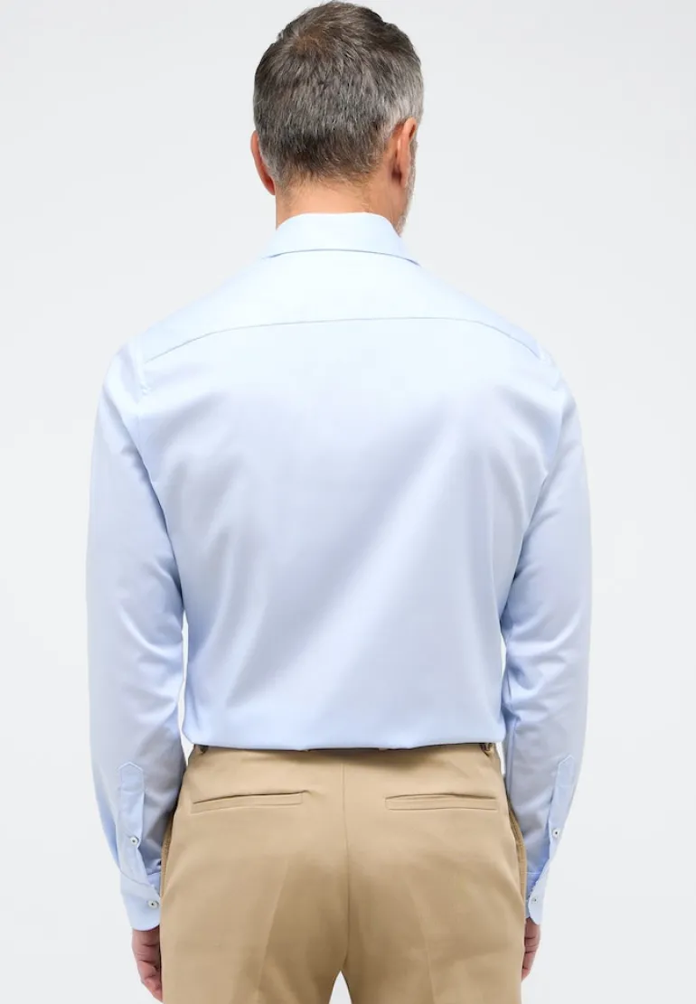 Performance Shirt Twill-Stretch Langarm hellblau
