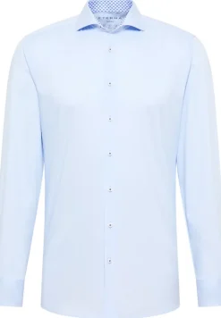 Performance Shirt Twill-Stretch Langarm hellblau