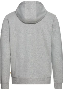 Performance Sweatjacke mit Kapuze stone gray
