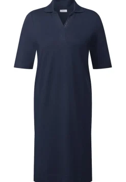 Piqué Polo-Kleid urban navy blue