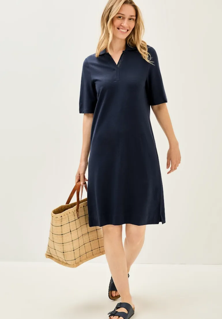 Piqué Polo-Kleid urban navy blue
