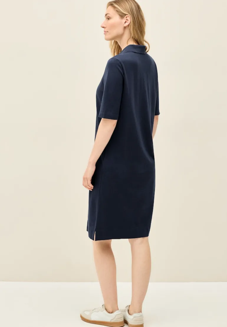 Piqué Polo-Kleid urban navy blue