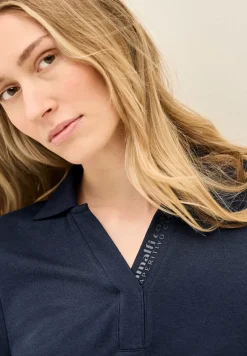 Piqué Polo-Kleid urban navy blue