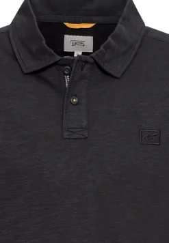 Piqué-Poloshirt aus zertifiziertem Organic Cotton asphalt