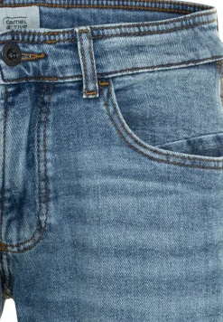 5-Pocket Denim Slim Fit ocean blue