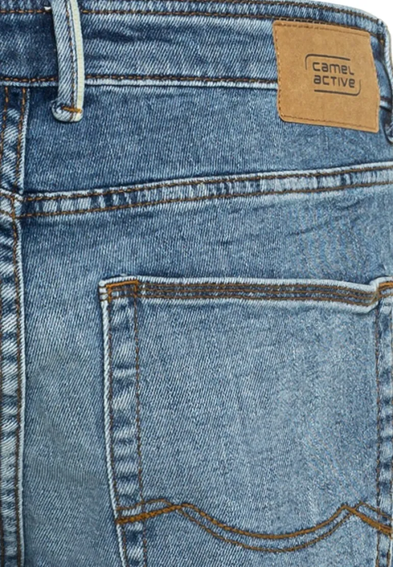 5-Pocket Denim Slim Fit ocean blue