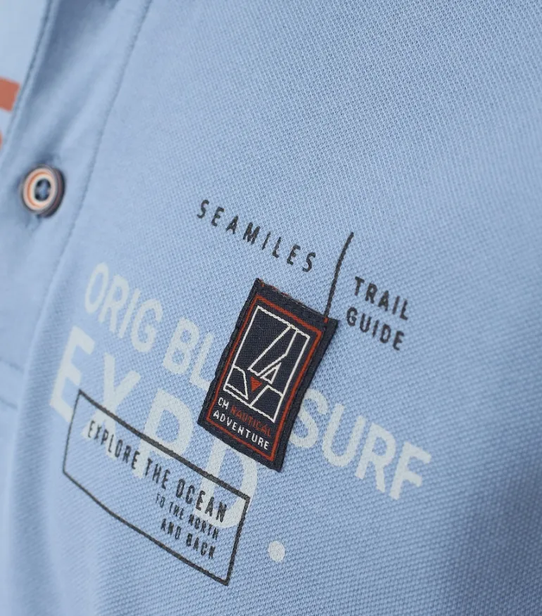 Polo-Shirt aqua bis petrol