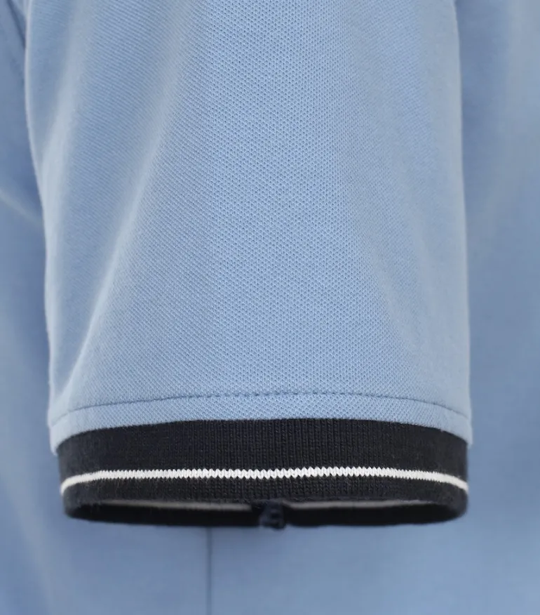 Polo-Shirt aqua bis petrol