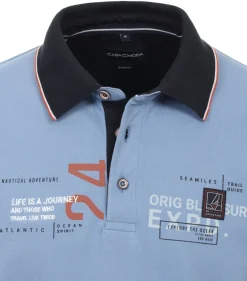 Polo-Shirt aqua bis petrol