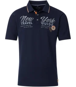 Polo-Shirt blau