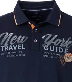 Polo-Shirt blau