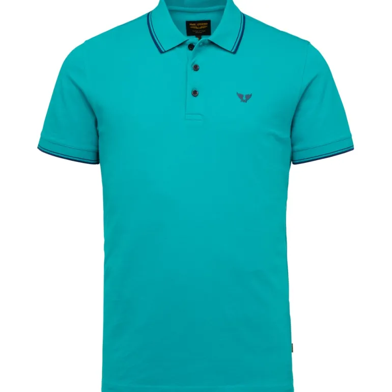 Poloshirt peacock blue