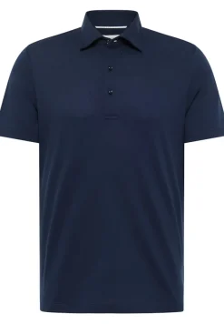 Poloshirt Piquée Kurzarm navy