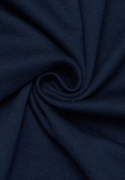 Poloshirt Piquée Kurzarm navy