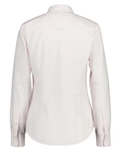 Popeline Bluse mit Streifen light pink