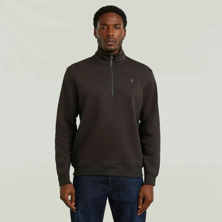 Premium core half zip r sw ls ganache