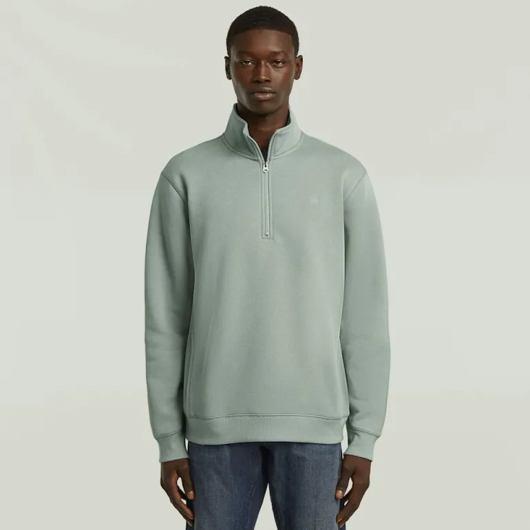 Premium core half zip r sw ls iceberg green