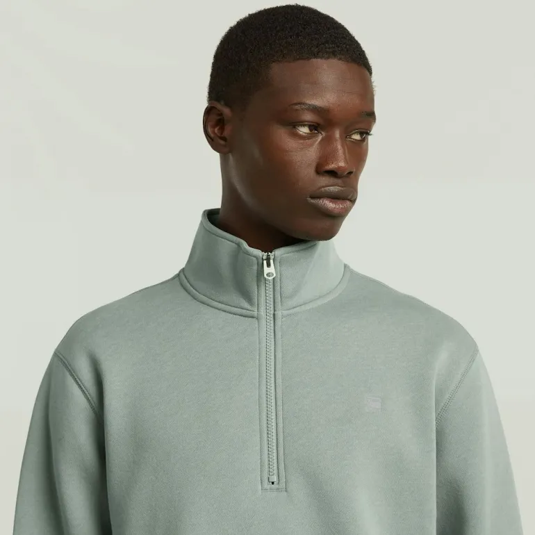 Premium core half zip r sw ls iceberg green