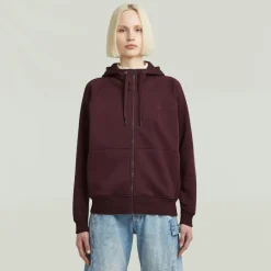 Premium core 2.1 hdd zip thru sw wmn maroon