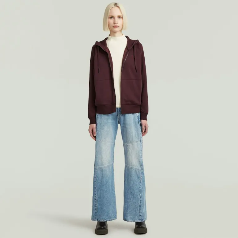 Premium core 2.1 hdd zip thru sw wmn maroon