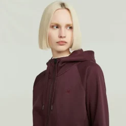 Premium core 2.1 hdd zip thru sw wmn maroon